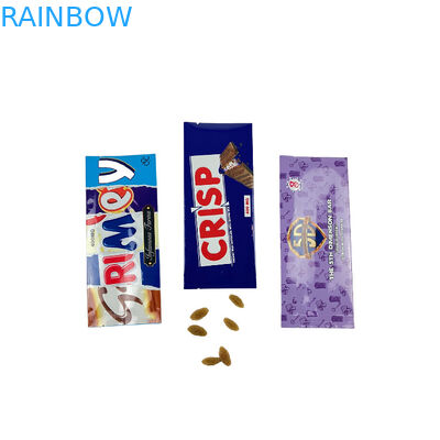 أكياس بلاستيكية مطبوعة حسب الطلب شريط بروتين تغليف التعبئة العصا كيس مسحوق الشوكولاتة الشاي القهوة خلفية الختم كيس