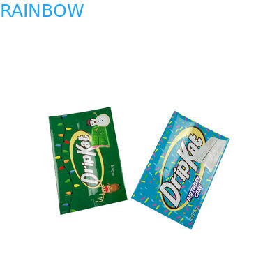 أكياس بلاستيكية مطبوعة حسب الطلب شريط بروتين تغليف التعبئة العصا كيس مسحوق الشوكولاتة الشاي القهوة خلفية الختم كيس