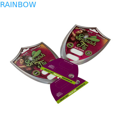 حبة جنسية ثلاثية الأبعاد بطاقة بثرة للتعبئة عن 1/2 كبسولة بطاقة عرض ثلاثية الأبعاد