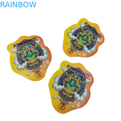 شكل طباعة مخصصة كيس مايلر صغير 1 غرام 3.5 غرام 7 غرام 14 غرام 28 غرام الفطر مقاوم للطفل ضد الرائحة