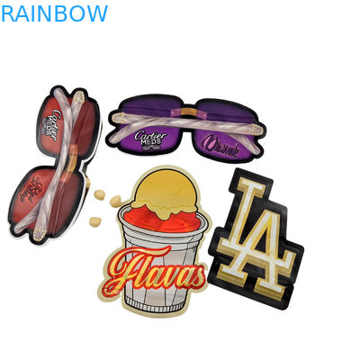 3.5 غرام تعديل التعبئة والتغليف وطباعة الشعار خاصة فريدة من نوعها في الداخل مطبوعة هولوغرافية قطع الموت كيس مايلر