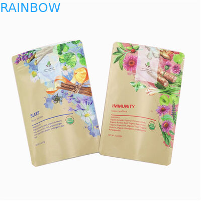 أكياس الشاي الملمعة أو غير الملموسة المنتهية