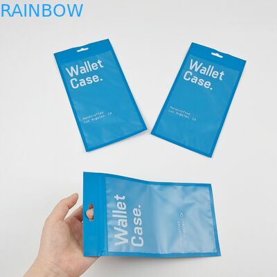 ثلاثي الجانب الختم السحب الفلوت محفظة محفظة الهاتف أكياس التعبئة البلاستيكية