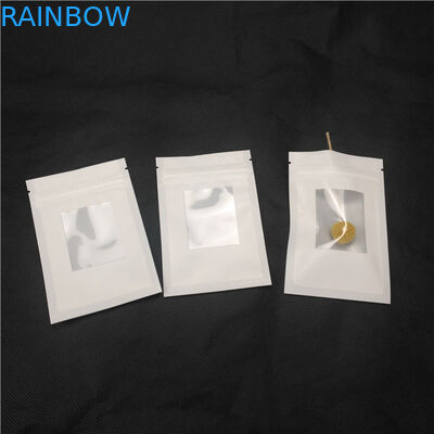 حقائب التعبئة المعدنية المخصصة مع نافذة واضحة