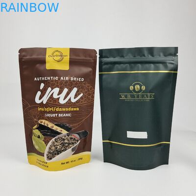 مادة معدنية متطابقة مخصصة الصفيحة الألومنيوم Doypack قفازة غطاء السحب كيس غذاء خفيف البلاستيك