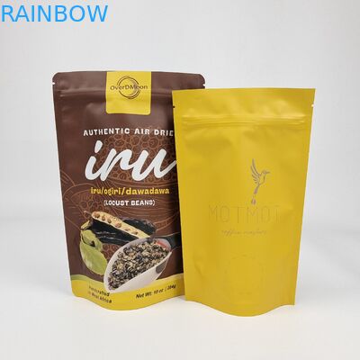 الطباعة الرقمية الملونة من ورق الألومنيوم قابلة لإعادة إغلاق الوقوف ضد الرائحة الزيبر المخصص Mylar التعبئة والتغليف كيس الكيس للغذاء