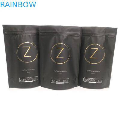 طباعة كيس ورقية للتعبئة والتغليف لوقف كيس مسح الجسم مع السحاب