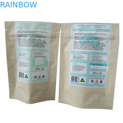 كيسات من ورق الفضة القائمة مع تصميم حزمة Doy للتغليف القهوة