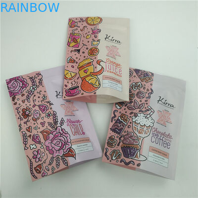 إعادة تدوير زيب قفل الوقوف كيس الجسم مسح مستحضرات التجميل حمام الملح كيس التعبئة البلاستيكية