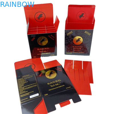 شعار مطبوع حسب الطلب فاخرة فيتاماكس العسل المتطرف طعام حزمة الورق صناديق وأكياس للعسل السائل الفارغ الحزمة