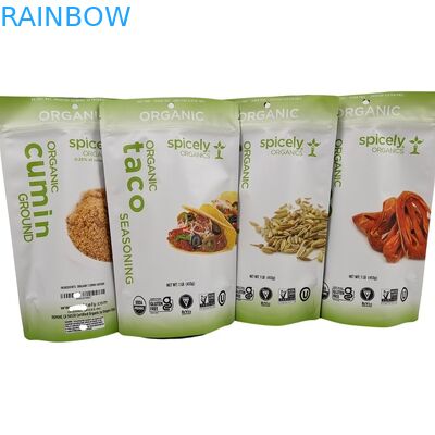 عبوة كيس الوجبات الخفيفة البلاستيكية مع خلية دموع للعرض المريح ويمكن إستخدامها مرة واحدة