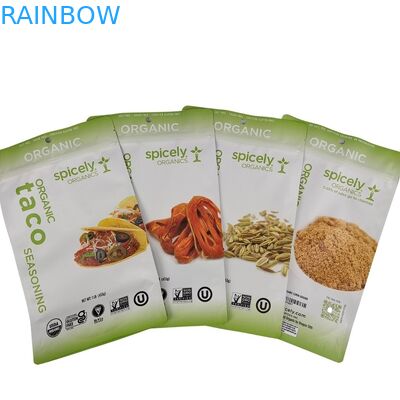 عبوة كيس الوجبات الخفيفة البلاستيكية مع خلية دموع للعرض المريح ويمكن إستخدامها مرة واحدة