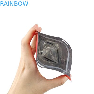 حقائب الوجبات الخفيفة ذات القاع المسطح المطبوعة خصيصاً مع سطح متطاطي لحقيبة تغليف الأغذية