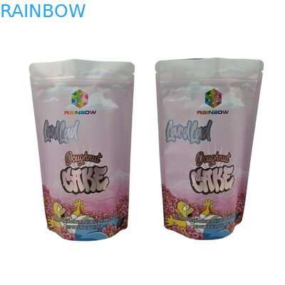 حقائب الوجبات الخفيفة ذات القاع المسطح المطبوعة خصيصاً ومقاومة للدموع لحقيبة تعبئة الشوكولاته