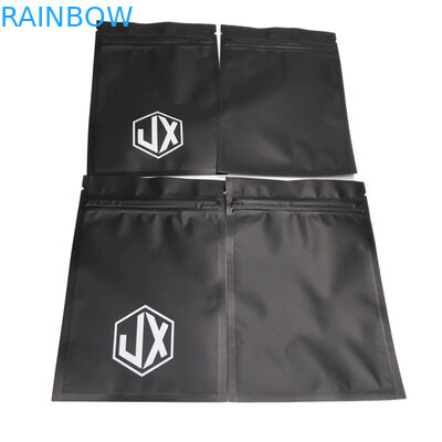 أسود متطاطى كابل الختم ثلاثي الجانب USB أكياس التعبئة البلاستيكية مع السحاب