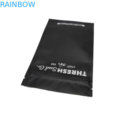 أسود متطاطى كابل الختم ثلاثي الجانب USB أكياس التعبئة البلاستيكية مع السحاب