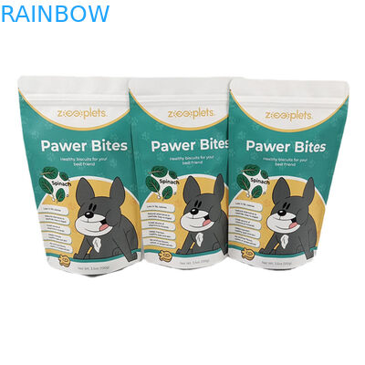 حقيبة التعبئة المطبوعة من الورق الكرافت للحيوانات الأليفة