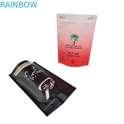 الشعار غير الواضح المطبوع التصميم المخصص المطبوع الحقائب الوقوف الحقائب الورقية الألومنيوم زيب البلاستيكي