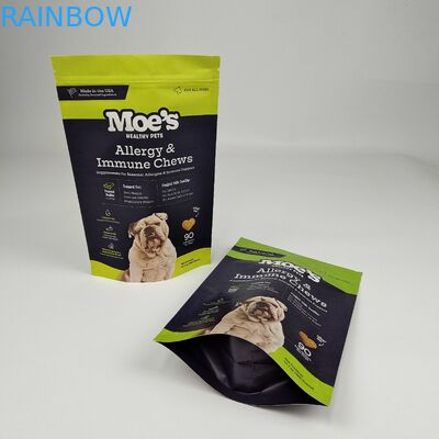 الوقوف سحابية ورق الكرافت الأبيض قابلة لإعادة إغلاق سحابية مغلقة حرارة قابلة لإغلاق تخزين الغذاء Doypack أكياس التعبئة الغذائية المخصصة