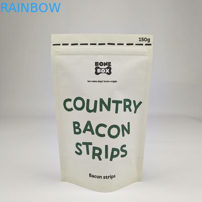 كيس ورق الكرافت الوقائي مع سحب مضاد للرطوبة للأغذية الدقيق المكسرات الأرز التوابل الشاي التخزين التعبئة والتغليف