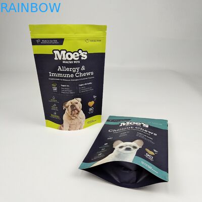 عينة مجانية حقيبة أدوات قابلة لإعادة التدوير حقيبة ورق كرافت سحابية حقيبة شاي مخصصة حقيبة سحابية بيضاء