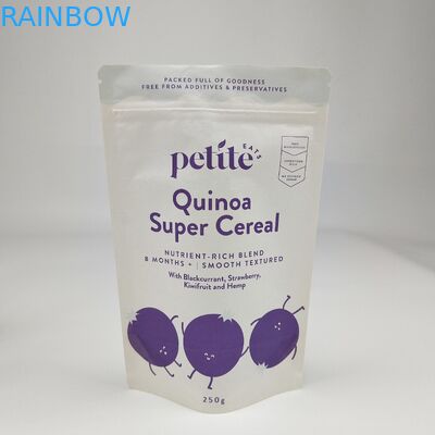 قابلة للتحلل البيولوجي المعاد تدويرها مخصصة الوقوف على الأقدام الحقائب الغذائية الحيوانات الأليفة الجافة التعبئة والعبوة الورقية الكرافت البني الأبيض أكياس