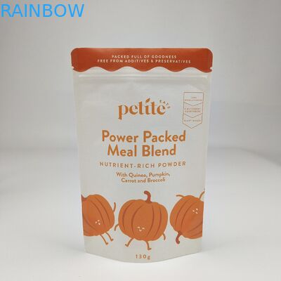 مصنع بيع بالجملة الحيوية قابلة للتحلل أكياس التعبئة الغذائية الوقوف كيس ضد الرائحة زيب قفل ورق الكرافت أكياس الألومنيوم ورق الألمنيوم