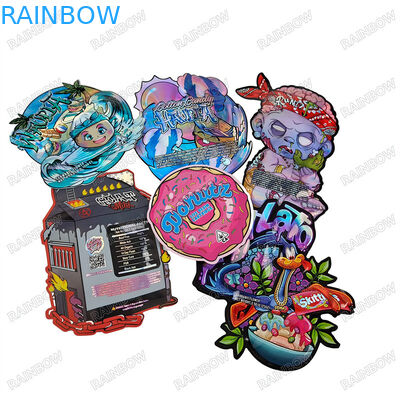 أكياس مقطعة مرسومة مع سحاب مضاد للأطفال ومتانة طويلة الأمد لتصميم الطباعة