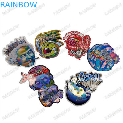 أكياس مقطعة مرسومة مع سحاب مضاد للأطفال ومتانة طويلة الأمد لتصميم الطباعة