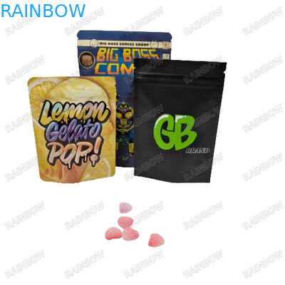 سجل حرارة قابلة لإعادة الختم على الطلب كيس ورقي صلب كعك وجبات خفيفة