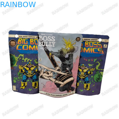 سجل حرارة قابلة لإعادة الختم على الطلب كيس ورقي صلب كعك وجبات خفيفة