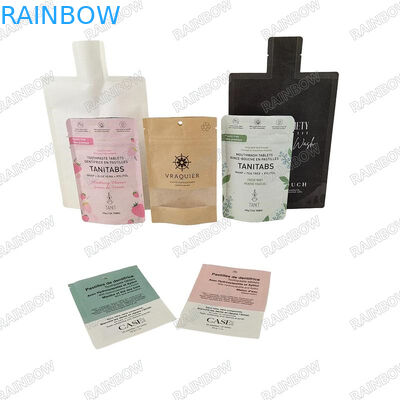 مياه الشرب كيس بلاستيكي سائل عبوة كيس بلاستيكي غذائي قابلة لإعادة الاستخدام