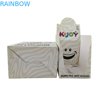 طباعة ملونة بقعة صندوق حزم من الورق المقوى للكميات القابلة للتخصيص والطباعة CMYK