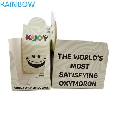 طباعة ملونة بقعة صندوق حزم من الورق المقوى للكميات القابلة للتخصيص والطباعة CMYK