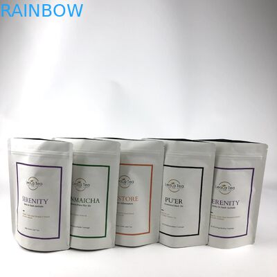 طريقة شحن قابلة للتفاوض وصمام إزالة الغازات كيس الورق الكرافت أكياس الشاي