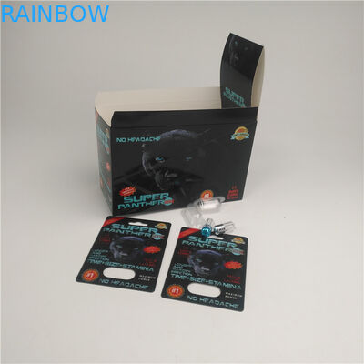 بطاقة ورقية ثلاثية الأبعاد لأجل الجنس حبوب تعزيز الذكور