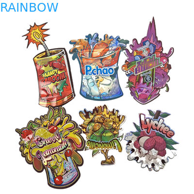 حقائب زبدة مصممة خصيصاً ضد الأطفال حقائب هولوغرافية للوجبات الخفيفة ومنتجات السلع البلاستيكية