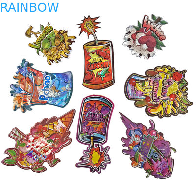 شعار مخصص مطبوع ملمس ناعم غير منتظم شكل خاص تغليف 3.5 غرام حقيبة أوراق ألومنيوم ضد الأطفال