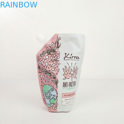 تعبئة الغذاء الصناعي مع أكياس من ورق الفضة لأكياس مسح الجسم الوقوف