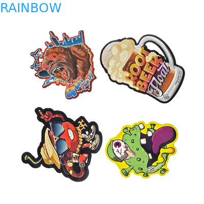 أكياس التغليف البلاستيكية غير المنتظمة ذات الشكل غير المنتظم 3.5g 7g 14g 28g أكياس مايلر المقطعة المقطعة