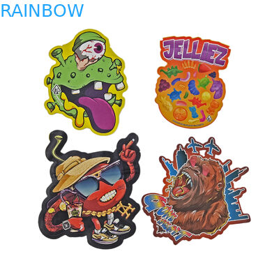 مادة معدنية عالية الجودة غير منتظمة مغلقة أشكال خاصة صغيرة بلاستيكية سحاب مايلر أكياس التعبئة الغذائية