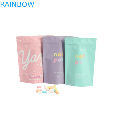 أكياس الوجبات الخفيفة الفاكهة المجففة التعبئة والإغلاق سحب الطابع المخصص أوراق الألومنيوم المطبوعة مقاومة للماء