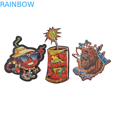 كيس من ورق زيبلوك 3.5g 7g 14g شكل خاص عبوة مخصصة طعام عديم الرائحة