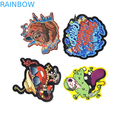 أكياس غذائية مطبوعة خصيصاً عبوات بلاستيكية مقطعة خاصة بشكل قطعة بلاستيكية مع زيبلوك 3.5 غرام أكياس مايلر