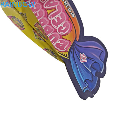 عازلة على الرائحة المطبوعة خصيصاً 3.5g خاصة شكل غير منتظم الغذاء التعبئة والتغليف