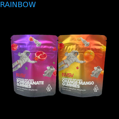 3.5 جرام أكياس بلاستيكية التعبئة والتغليف العلامة المخصصة المطبوعة CBD الكوكيز