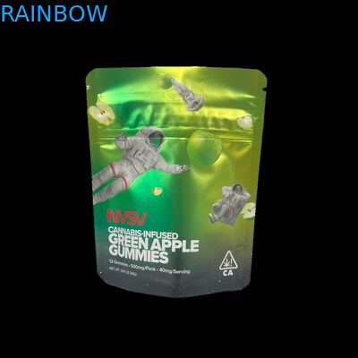 3.5 جرام أكياس بلاستيكية التعبئة والتغليف العلامة المخصصة المطبوعة CBD الكوكيز