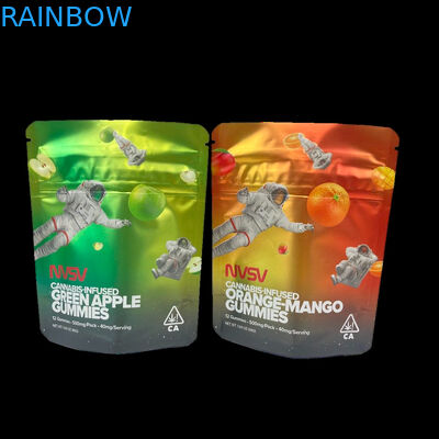 3.5 جرام أكياس بلاستيكية التعبئة والتغليف العلامة المخصصة المطبوعة CBD الكوكيز