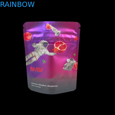 3.5 جرام أكياس بلاستيكية التعبئة والتغليف العلامة المخصصة المطبوعة CBD الكوكيز