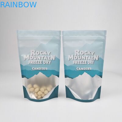 طابع مطبوع على الطلب طابع حرارة 250 غرام 500 غرام الحلويات كيس الدمى ضد الرائحة الوقوف الحقيبة البلاستيكية التعبئة